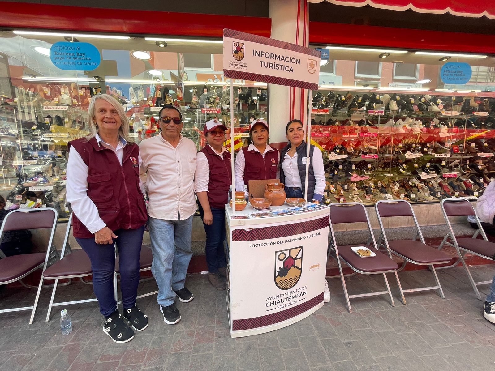 Arriban peregrinos a Chiautempan